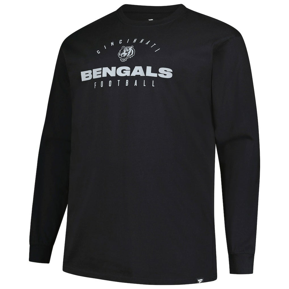 Cincinnati Bengals Big & Tall Coverage Scheme Long Sleeve T-Shirt | NFL New