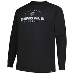 Cincinnati Bengals Big & Tall Coverage Scheme Long Sleeve T-Shirt | NFL New