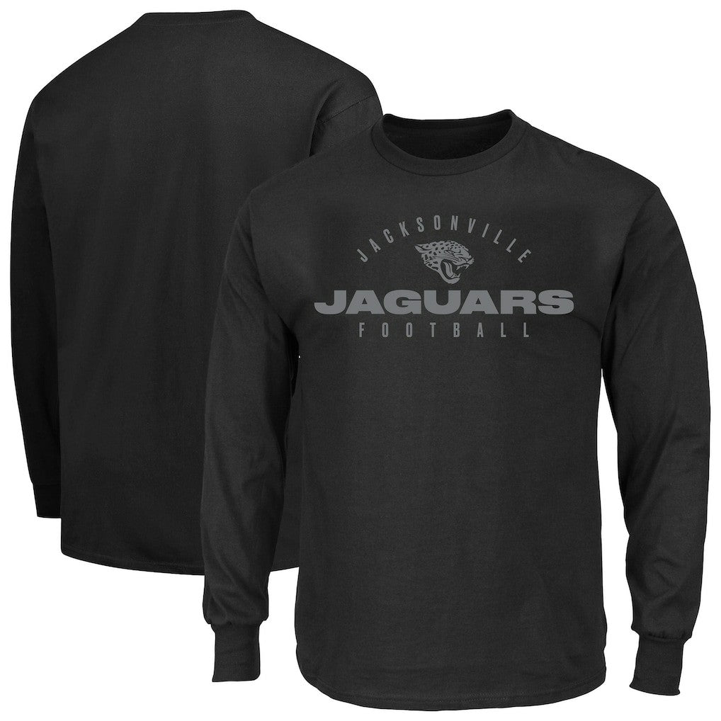 Jacksonville Jaguars Big & Tall Coverage Scheme Long Sleeve T-Shirt | NFL On sale