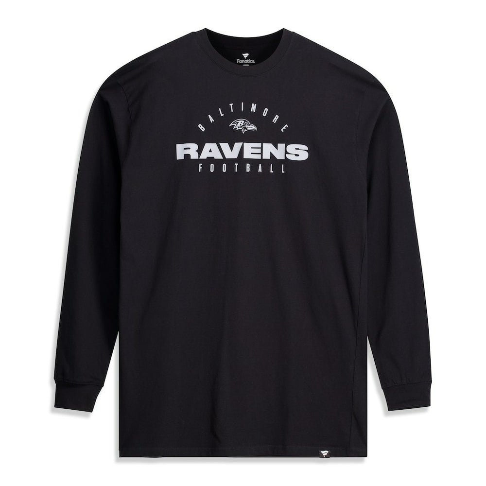 Baltimore Ravens Big & Tall Coverage Scheme Long Sleeve T-Shirt | NFL New