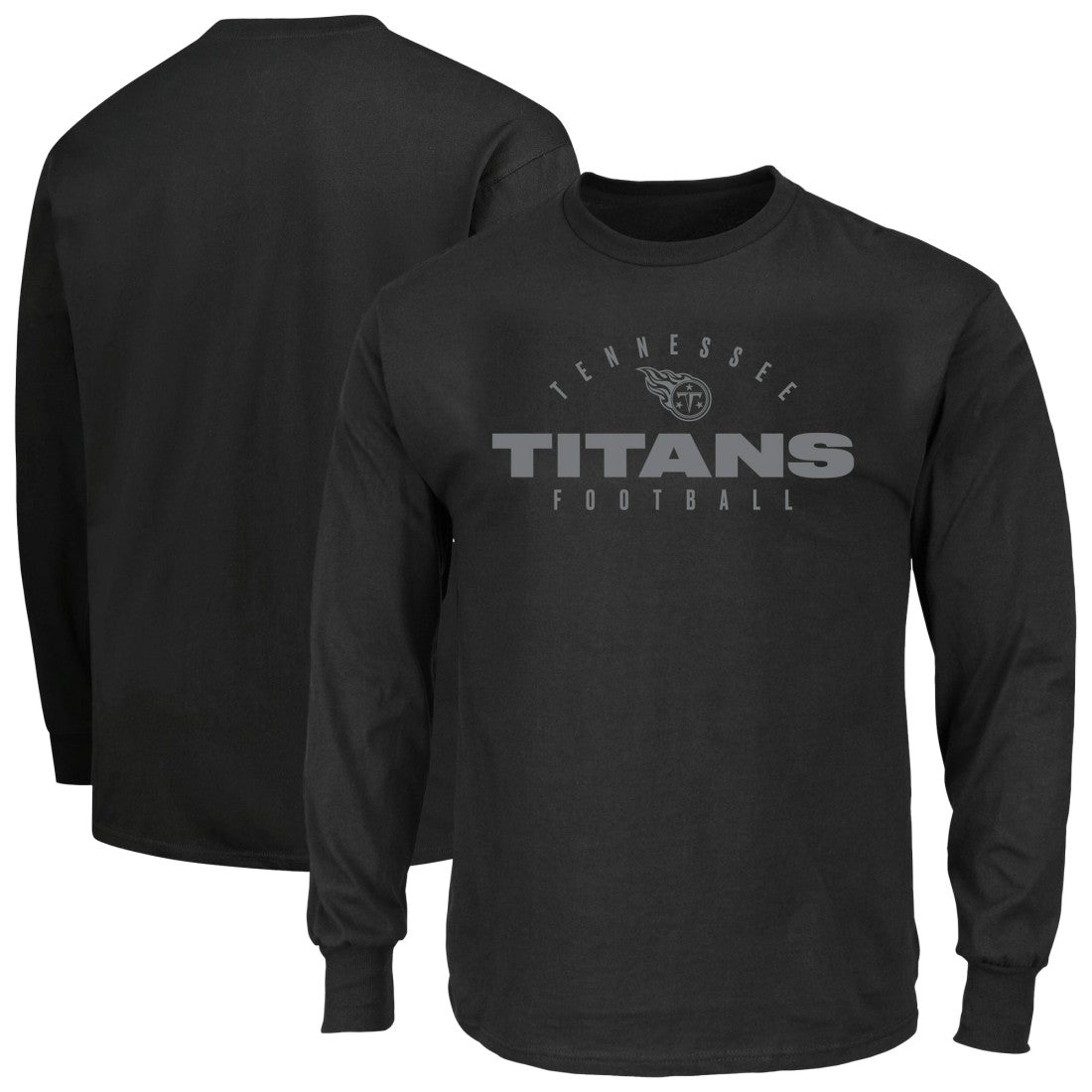 Tennessee Titans Big & Tall Coverage Scheme Long Sleeve T-Shirt | NFL On sale