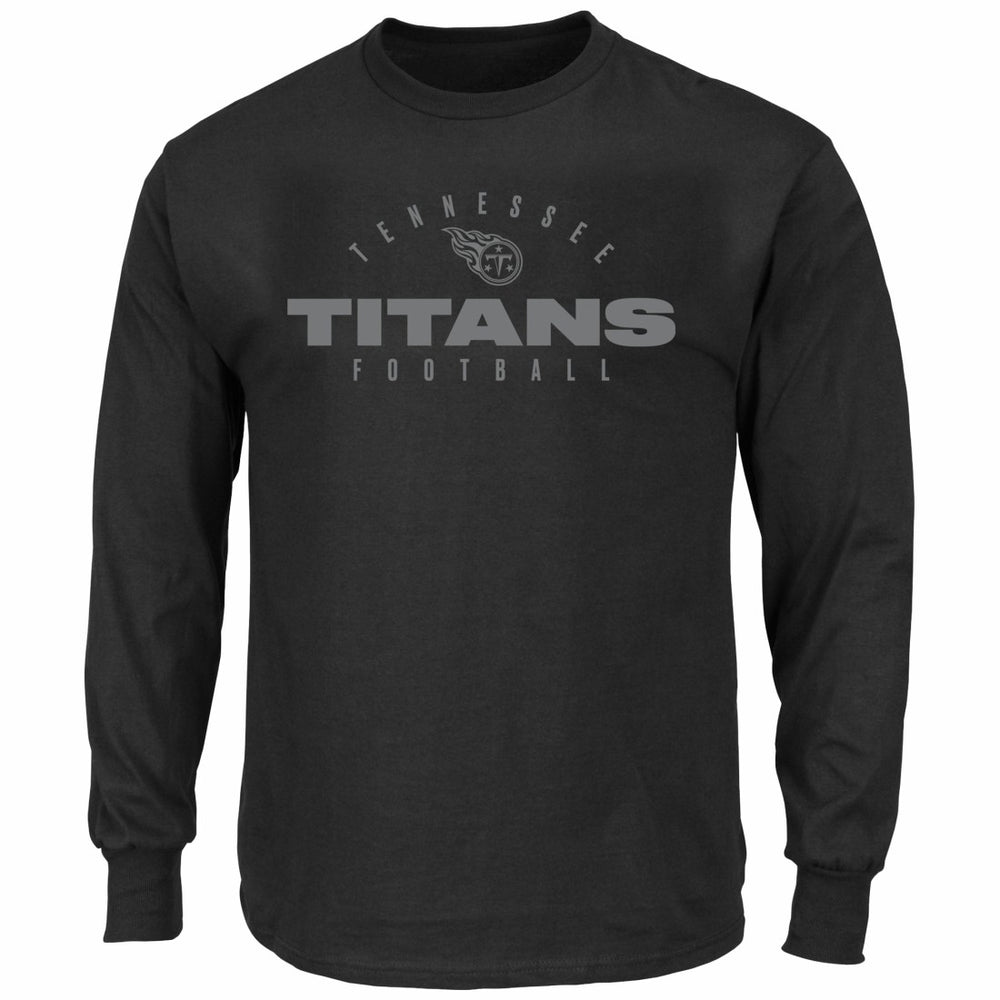 Tennessee Titans Big & Tall Coverage Scheme Long Sleeve T-Shirt | NFL On sale