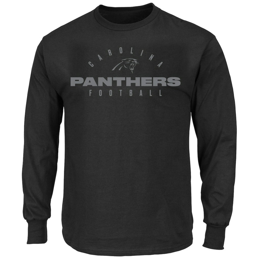 Carolina Panthers Big & Tall Coverage Scheme Long Sleeve T-Shirt | NFL Hot