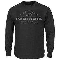 Carolina Panthers Big & Tall Coverage Scheme Long Sleeve T-Shirt | NFL Hot