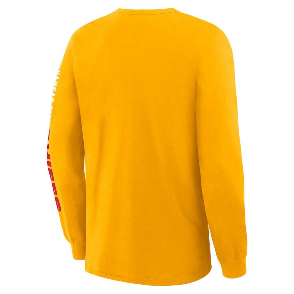 Kansas City Chiefs Big & Tall Clock Management Legacy Long Sleeve T-Shirt | NFL Sale