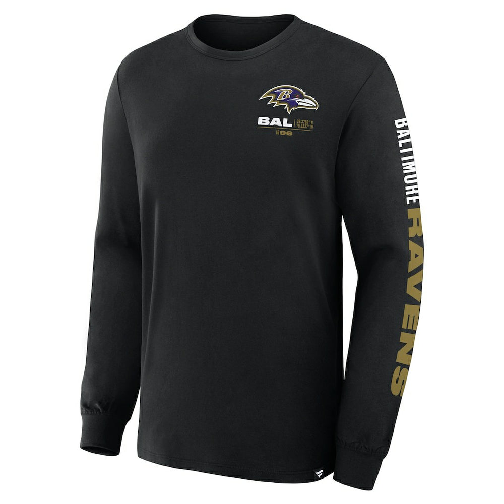 Baltimore Ravens Big & Tall Clock Management Legacy Long Sleeve T-Shirt | NFL On sale