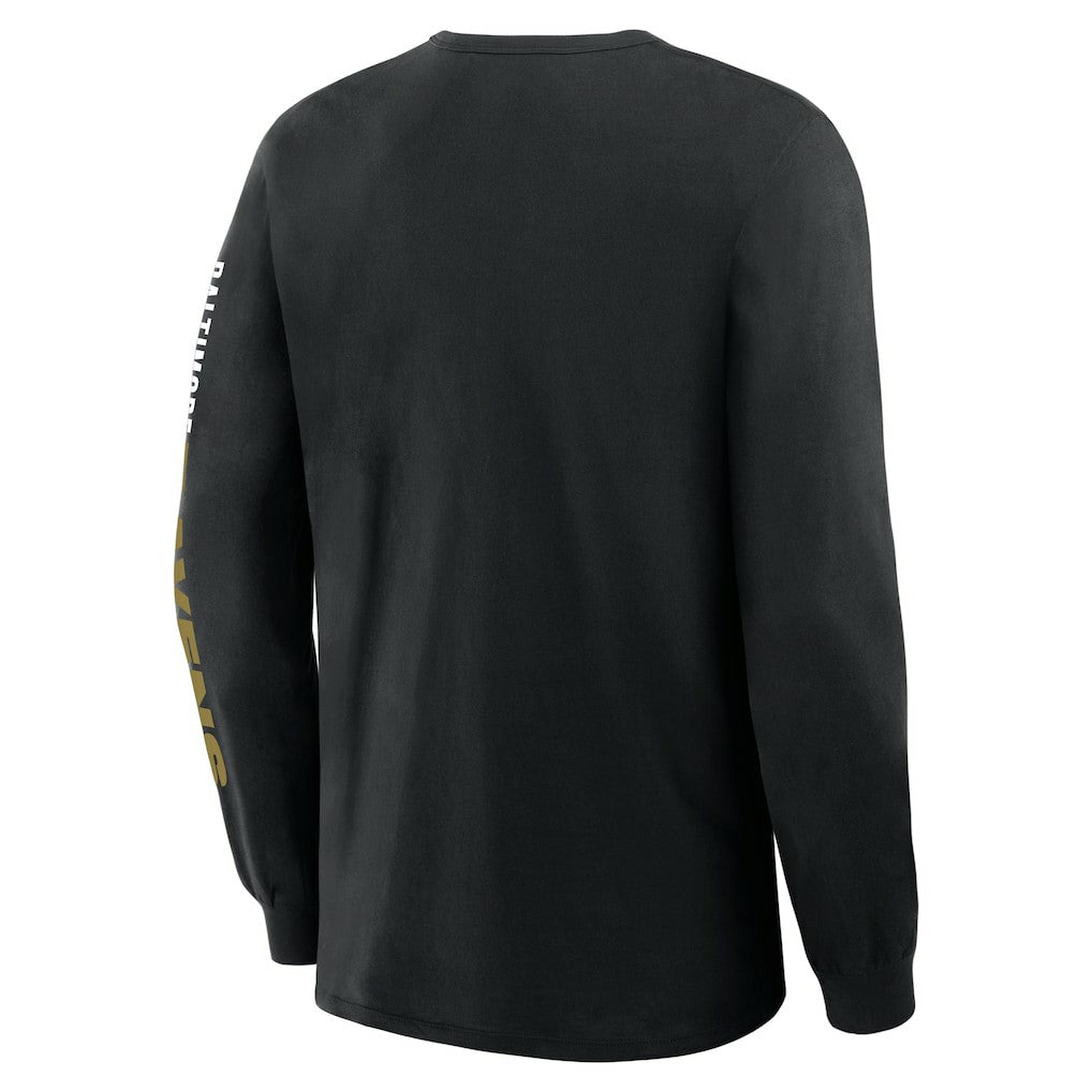 Baltimore Ravens Big & Tall Clock Management Legacy Long Sleeve T-Shirt | NFL On sale