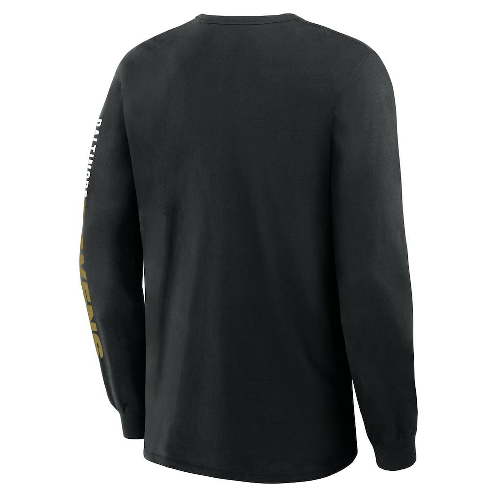 Baltimore Ravens Big & Tall Clock Management Legacy Long Sleeve T-Shirt | NFL On sale