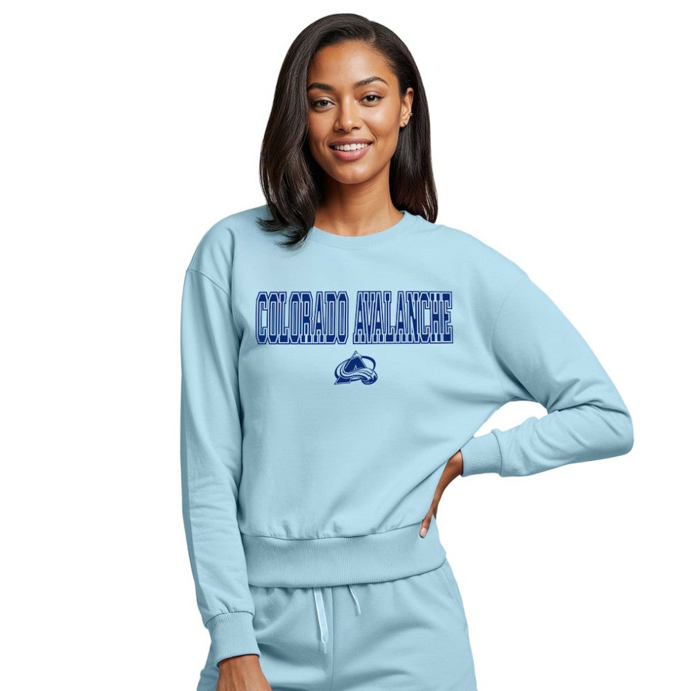 Colorado Avalanche Concepts Sport Women's Tonal Pullover Sweatshirt -  NHL Sweatshirts