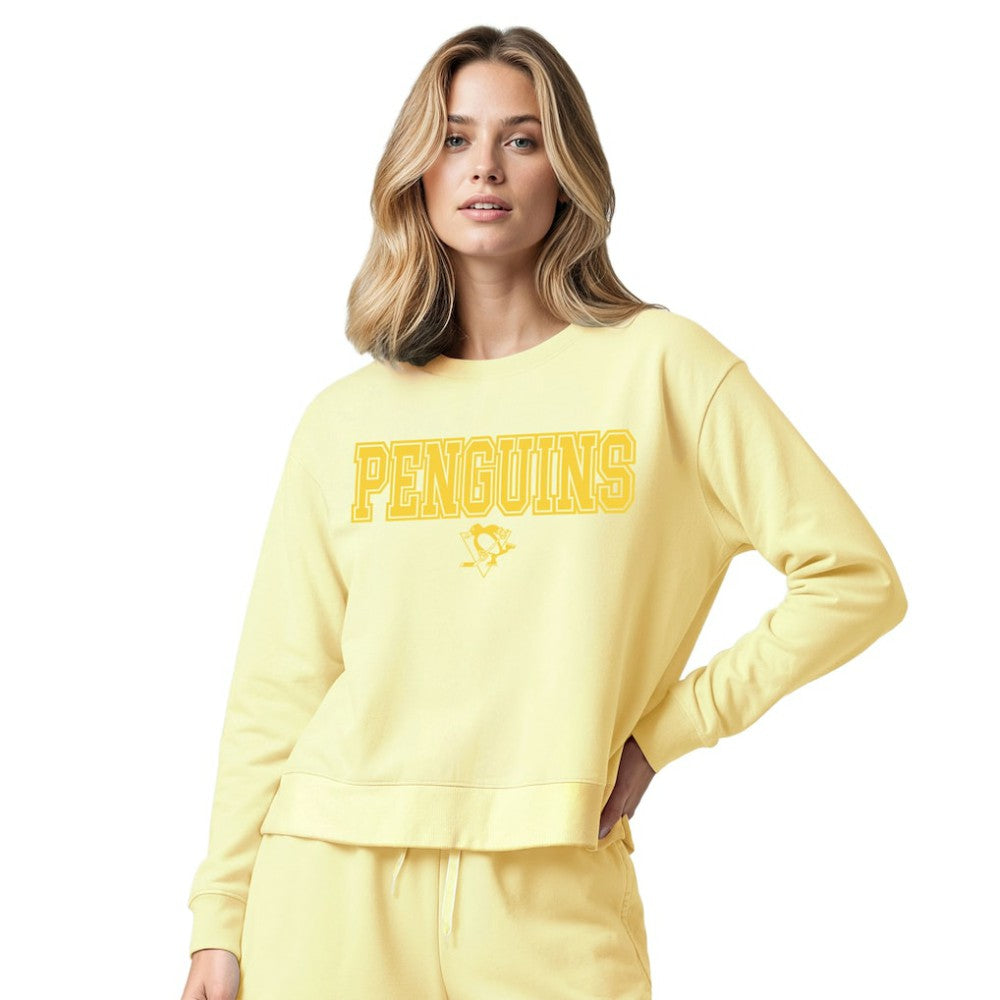 Pittsburgh Penguins Concepts Sport Women's Tonal Pullover Tri-Blend Sweatshirt -  NHL Sweatshirts
