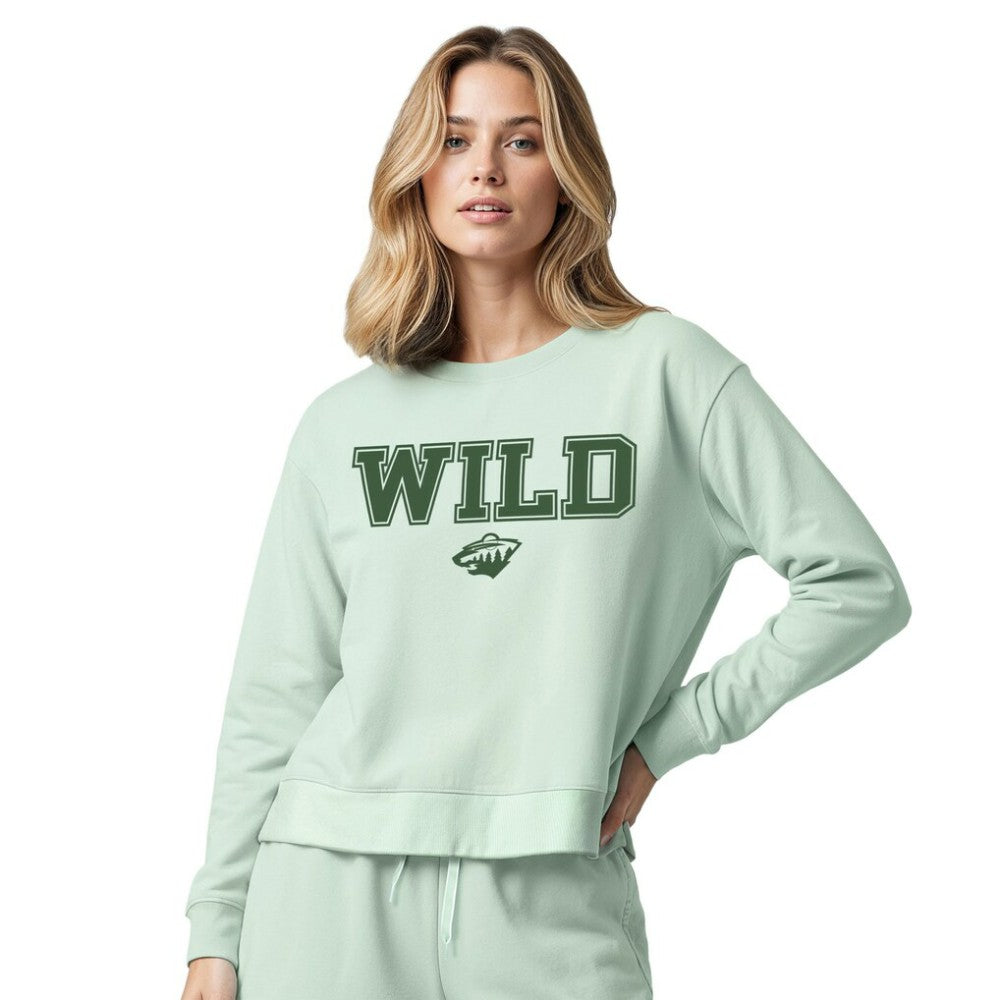 Minnesota Wild Concepts Sport Women's Tonal Pullover Tri-Blend Sweatshirt -  NHL Sweatshirts