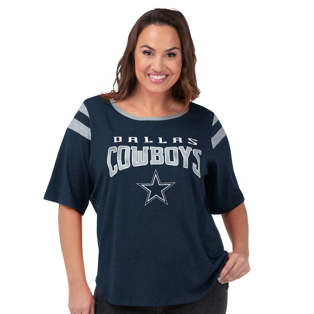 Dallas Cowboys G-III 4Her by Carl Banks Women's Plus Size Linebacker T-Shirt | NFL New