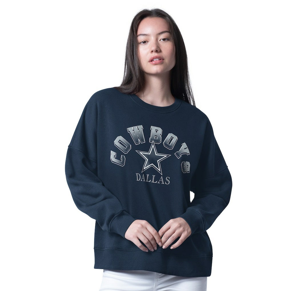 Dallas Cowboys G-III 4Her by Carl Banks Women's Oversized Feud Sweatshirt | NFL New
