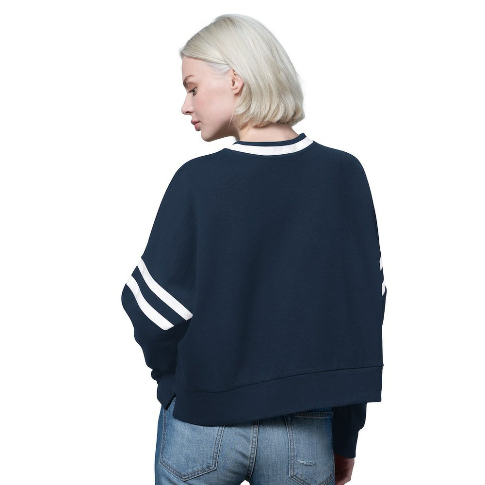 Dallas Cowboys Starter Women's Rally Drop Shoulder Cropped Sweatshirt | NFL Sale