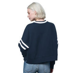 Dallas Cowboys Starter Women's Rally Drop Shoulder Cropped Sweatshirt | NFL Sale