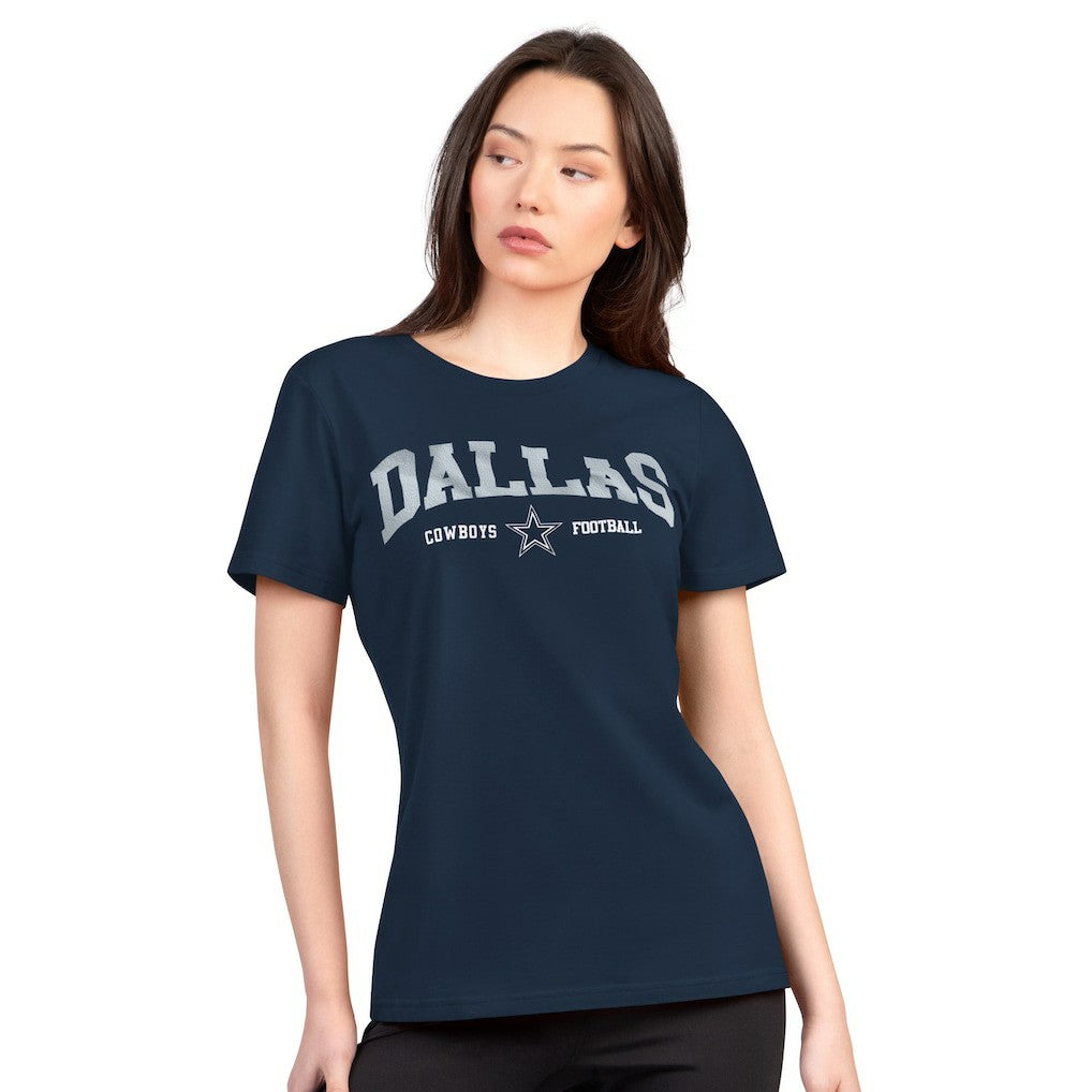 Dallas Cowboys G-III 4Her by Carl Banks Women's Super-Slim Lightweight Winning Crew T-Shirt | NFL US
