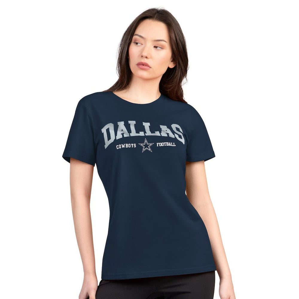 Dallas Cowboys G-III 4Her by Carl Banks Women's Super-Slim Lightweight Winning Crew T-Shirt | NFL US