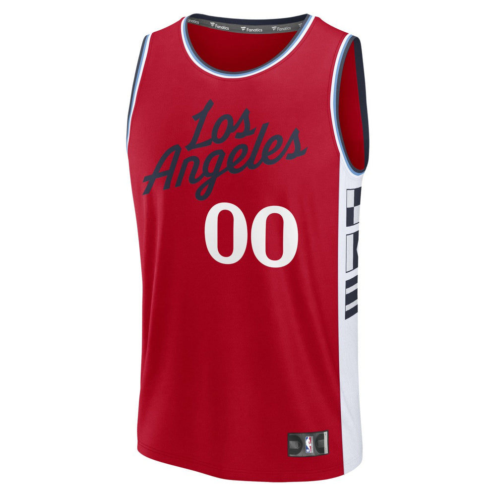 Red LA Clippers Fast Break Custom Jersey | NBA