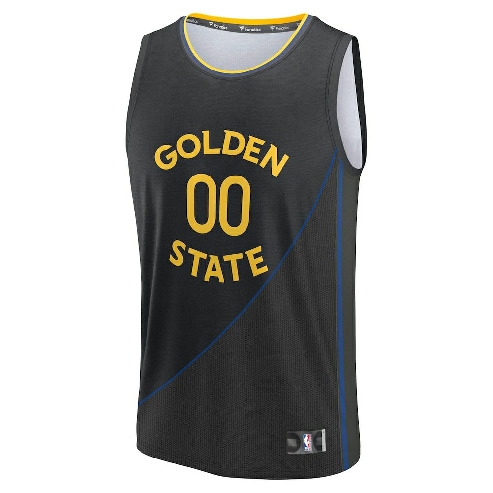 Black Golden State Warriors Youth Fast Break Custom Replica Jersey sale | NBA