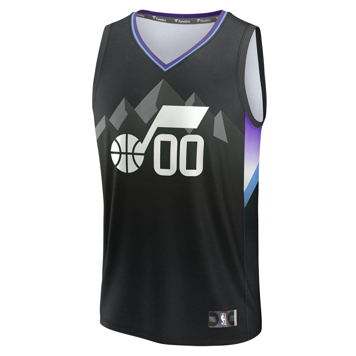 Black Utah Jazz Youth Fast Break Custom Replica Jersey | NBA