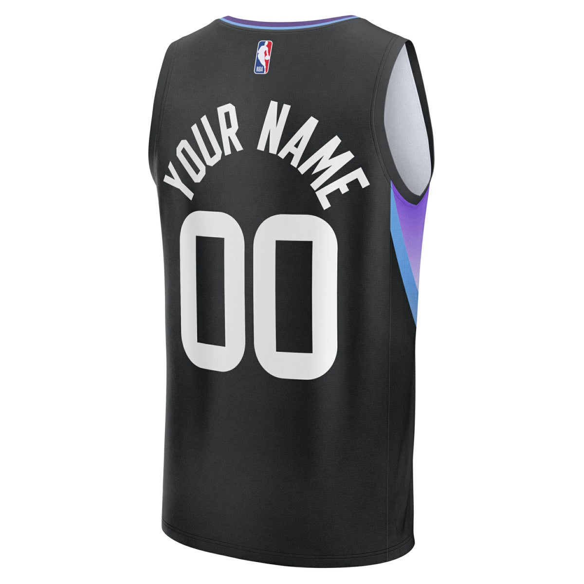 Black Utah Jazz Youth Fast Break Custom Replica Jersey | NBA
