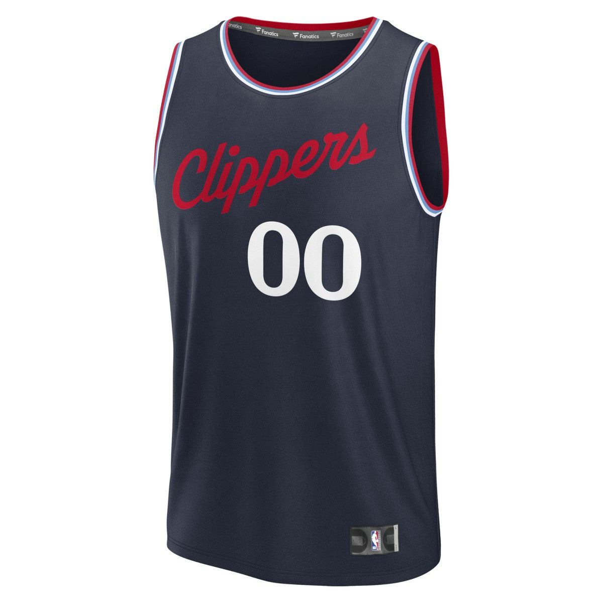 Navy LA Clippers Youth Fast Break Custom Replica Jersey | NBA