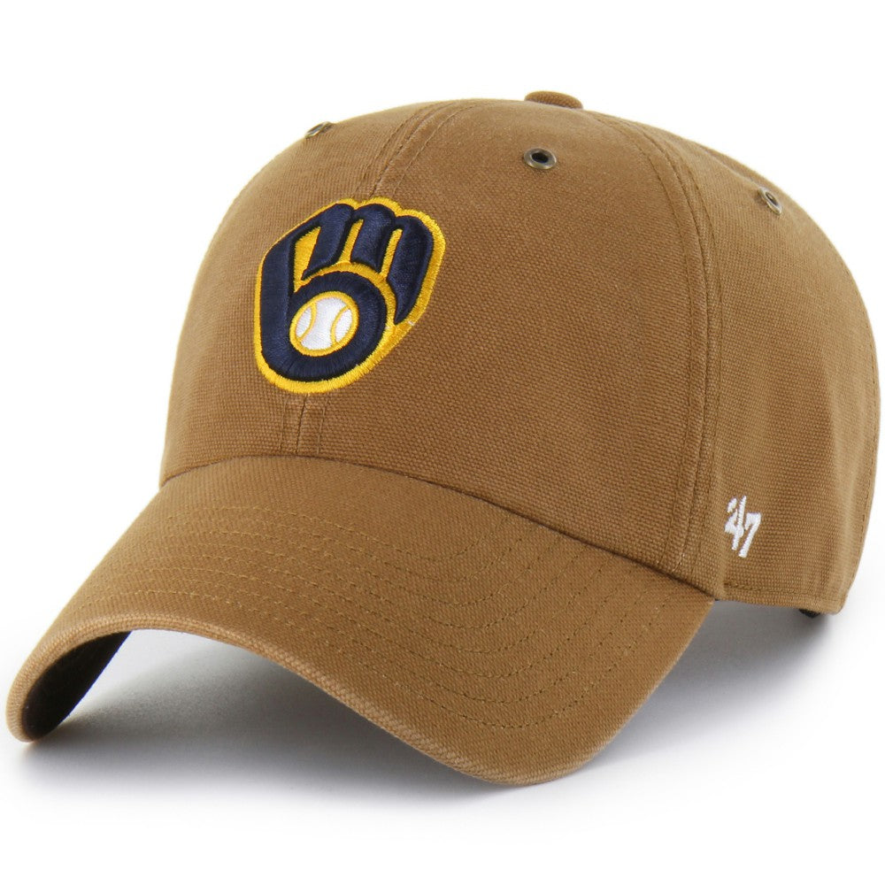 Milwaukee Brewers Carhartt x '47 Clean Up Adjustable Hat - MLB Hats