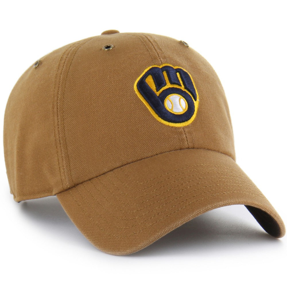 Milwaukee Brewers Carhartt x '47 Clean Up Adjustable Hat - MLB Hats