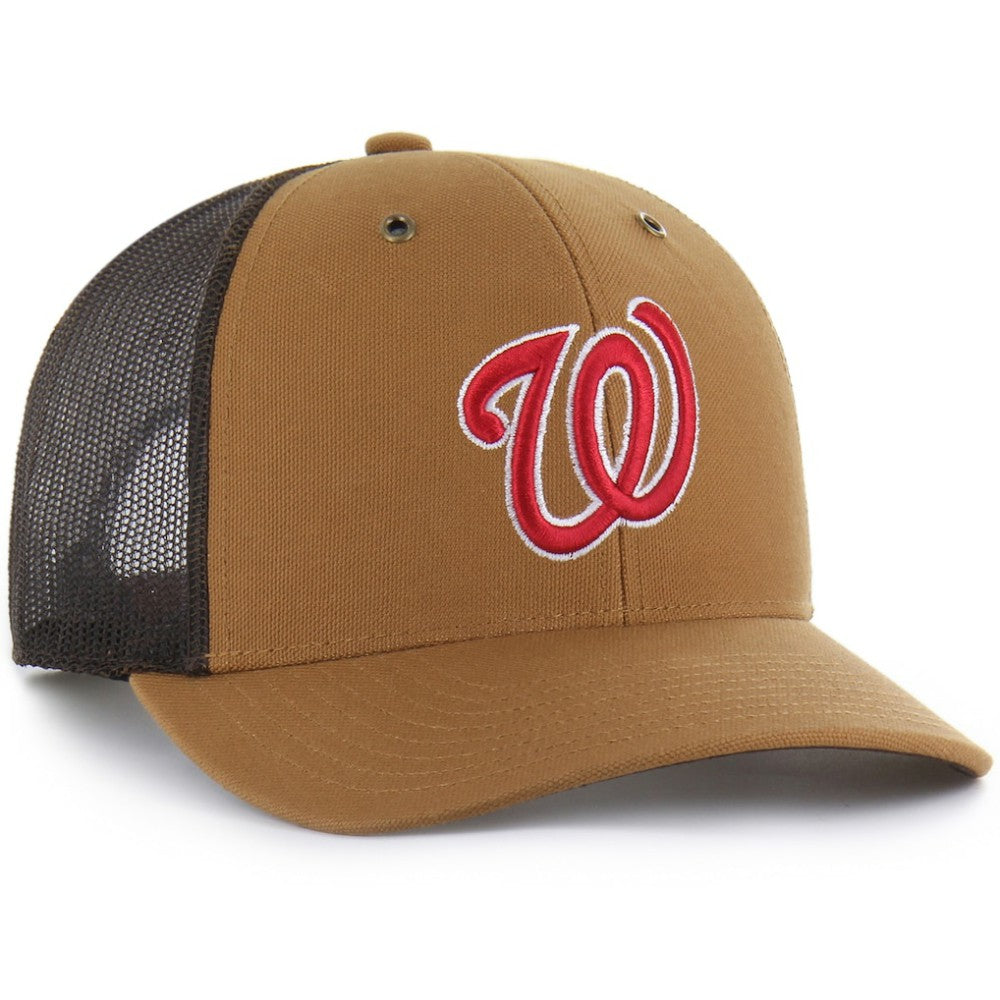 Washington Nationals Carhartt x '47 Trucker Adjustable Hat - MLB Hats