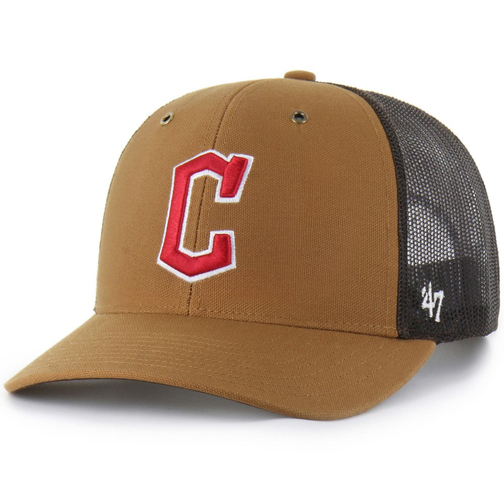 Cleveland Guardians Carhartt x '47 Trucker Adjustable Hat - MLB Hats