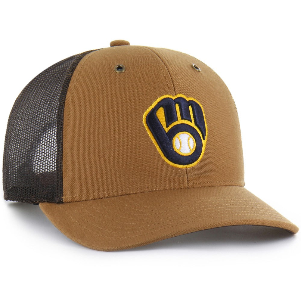 Milwaukee Brewers Carhartt x '47 Trucker Adjustable Hat - MLB Hats