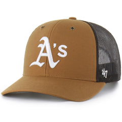 Athletics Carhartt x '47 Trucker Adjustable Hat - MLB Hats