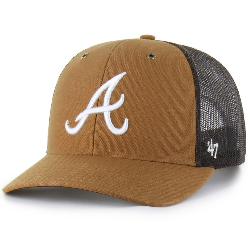 Atlanta Braves Carhartt x '47 Trucker Adjustable Hat - MLB Hats