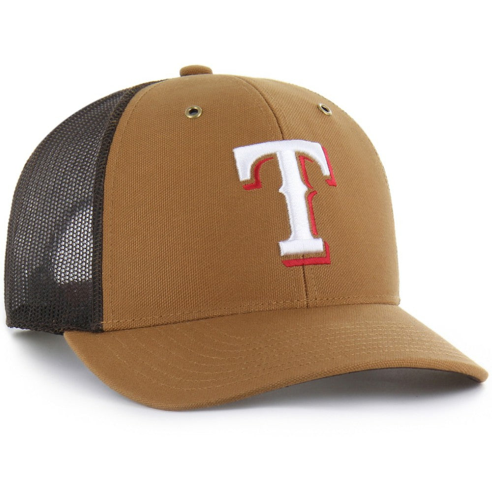 Texas Rangers Carhartt x '47 Trucker Adjustable Hat - MLB Hats