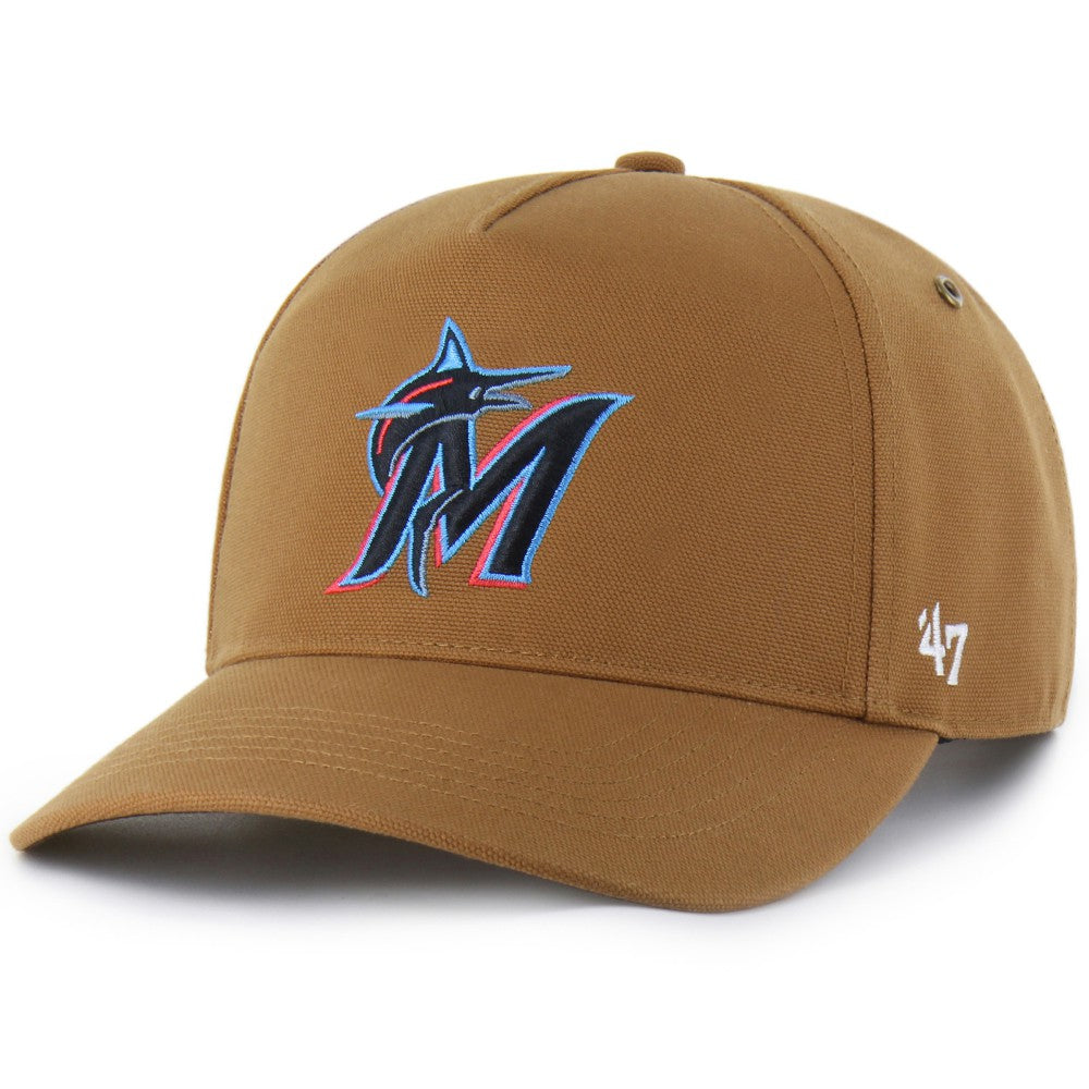 Miami Marlins Carhartt x '47 Hitch Adjustable Hat - MLB Hats