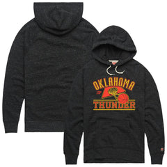 Heather Black Oklahoma City Thunder Homage Unisex Hometown Edition Tri-Blend Raglan Pullover Hoodie | NBA