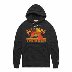 Heather Black Oklahoma City Thunder Homage Unisex Hometown Edition Tri-Blend Raglan Pullover Hoodie | NBA