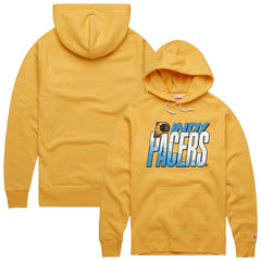 Gold Indiana Pacers Homage Unisex Hometown Edition Tri-Blend Raglan Pullover Hoodie | NBA