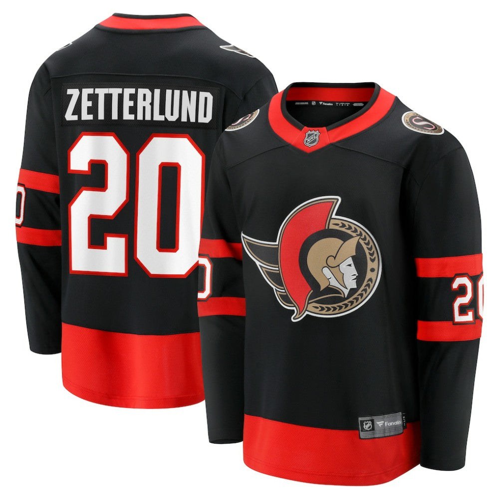 Fabian Zetterlund Ottawa Senators Fanatics Home Breakaway Jersey -  NHL Jerseys