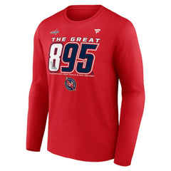 Alexander Ovechkin Washington Capitals Fanatics NHL All-Time Leading Goal Scorer The Great 895 Long Sleeve T-Shirt -  NHL T-shirts