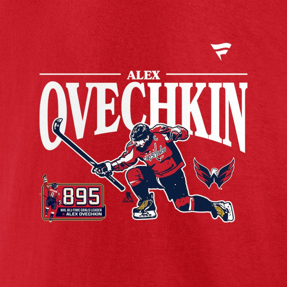 Alexander Ovechkin Washington Capitals Fanatics NHL All-Time Leading Goal Scorer GR8 Celebration T-Shirt -  NHL T-shirts