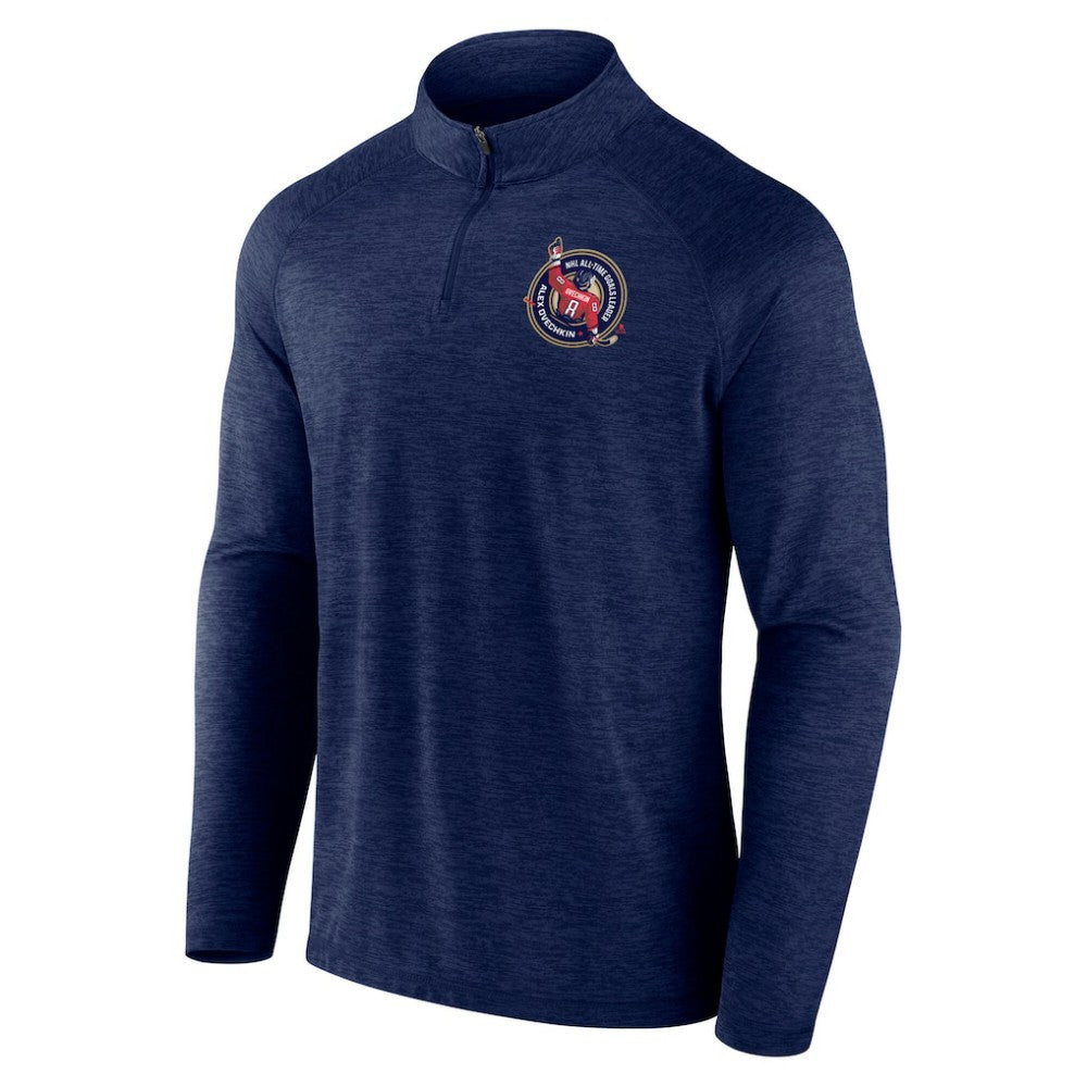 Alexander Ovechkin Washington Capitals Fanatics NHL All-Time Leading Goal Scorer GR8 895 Quarter-Zip Top -  NHL
