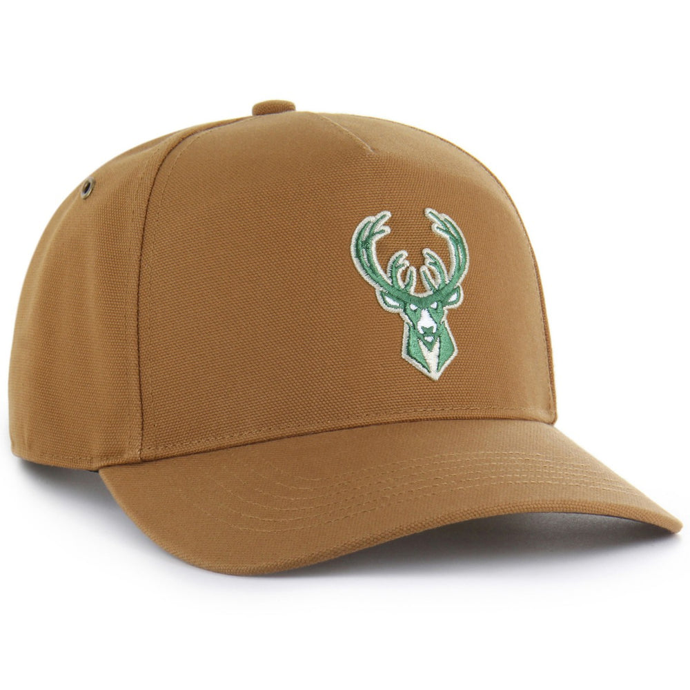 Brown Milwaukee Bucks Carhartt x '47 Hitch Adjustable Hat | NBA