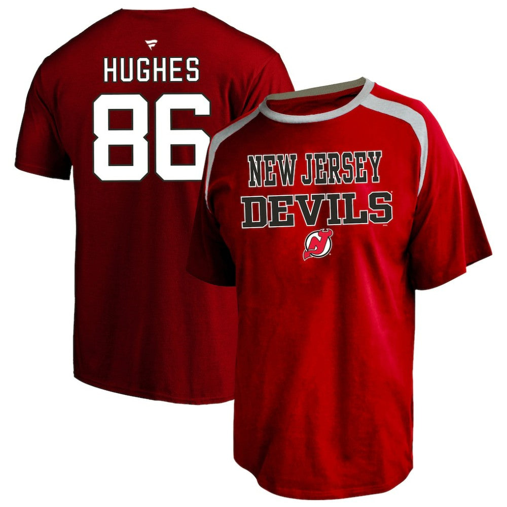 Jack Hughes New Jersey Devils Fanatics Women's Plus Size Name & Number Scoop Neck T-Shirt -  NHL T-shirts