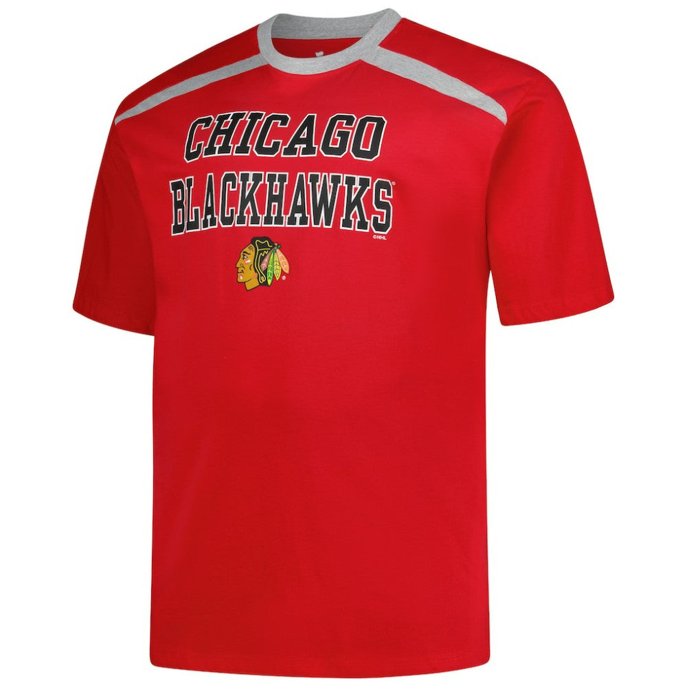 Connor Bedard Chicago Blackhawks Profile Big & Tall Name & Number T-Shirt -  NHL T-shirts