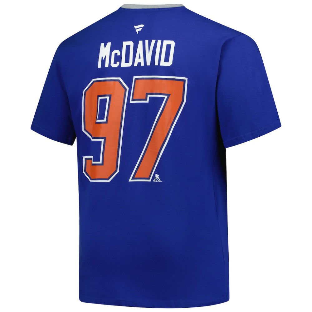 Connor McDavid Edmonton Oilers Profile Big & Tall Name & Number T-Shirt -  NHL T-shirts