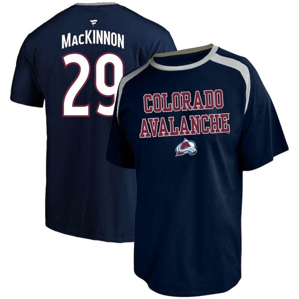 Nathan MacKinnon Colorado Avalanche Profile Big & Tall Name & Number T-Shirt -  NHL T-shirts