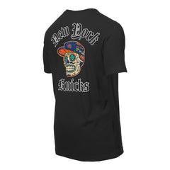 Black New York Knicks Sugar Skulls T-Shirt | NBA