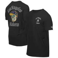Black Los Angeles Lakers Sugar Skulls T-Shirt | NBA