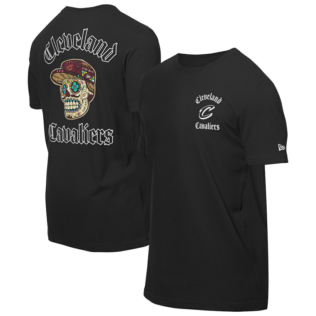Black Cleveland Cavaliers Sugar Skulls T-Shirt sale | NBA